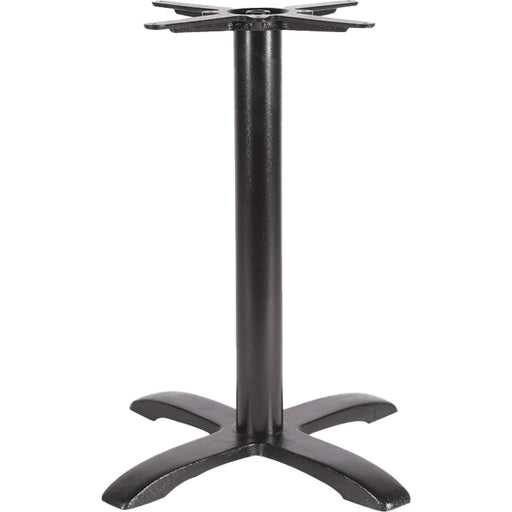 Black Cast Iron Table Base Cross-Base 620x720mm |  A051 Makfry