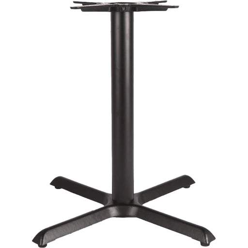 Black Cast Iron Table Base Cross-Base 760x720mm |  A053B Makfry