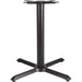 Black Cast Iron Table Base Cross-Base 760x720mm |  A053B Makfry