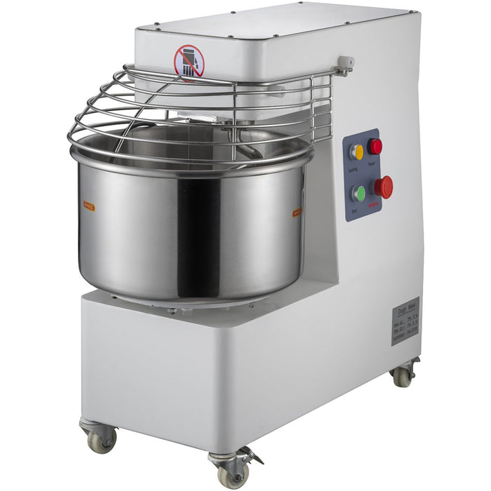 Professional Spiral Dough Mixer 40 litres Liftable head Fixed bowl 1 speed 230V/1 phase |  QJHA40B