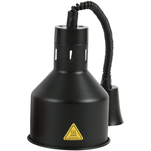 Rise & Fall Dome Heat Lamp Black |  A65121202 Makfry