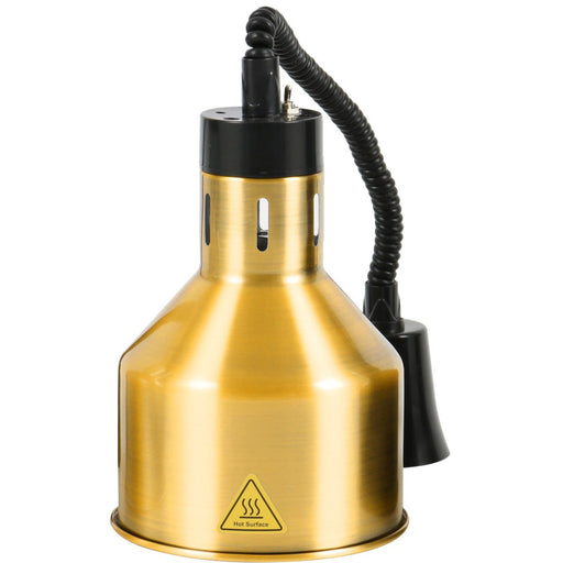 Rise & Fall Dome Heat Lamp Titanium Gold |  A65121204 Makfry