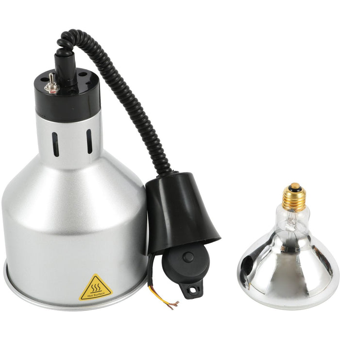 Rise & Fall Dome Heat Lamp Silver |  A65121205 Makfry