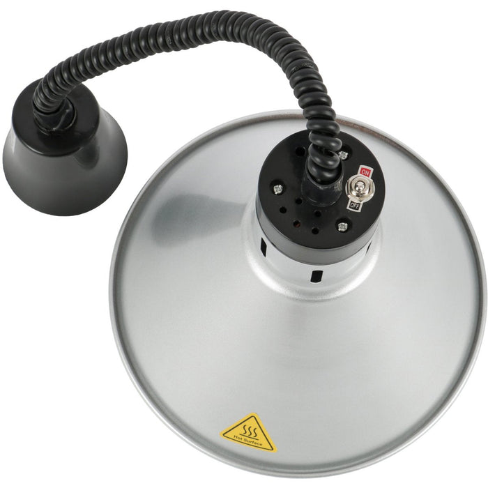 Rise & Fall Dome Heat Lamp Silver |  A65121305 Makfry