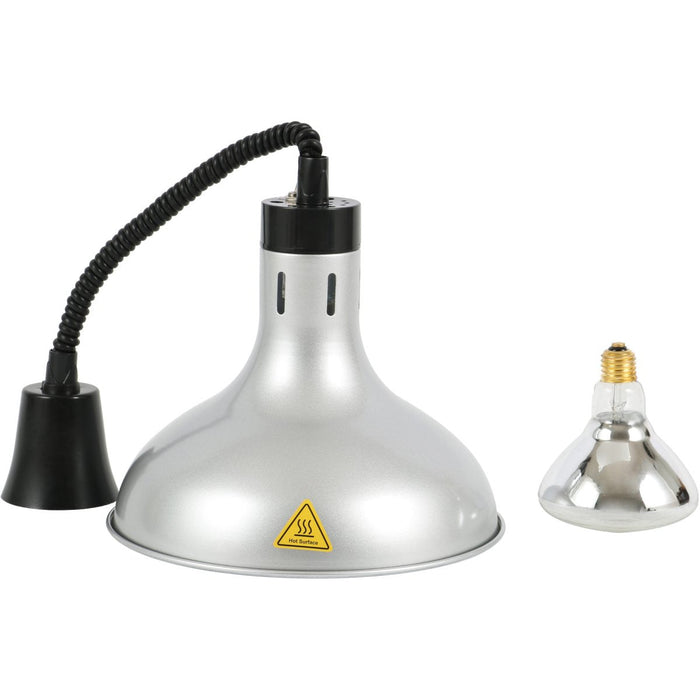 Rise & Fall Dome Heat Lamp Silver |  A65121405 Makfry