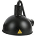 Rise & Fall Dome Heat Lamp Black |  A65121502 Makfry