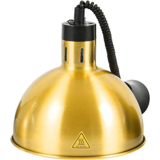 Rise & Fall Dome Heat Lamp Titanium Gold |  A65121504 Makfry