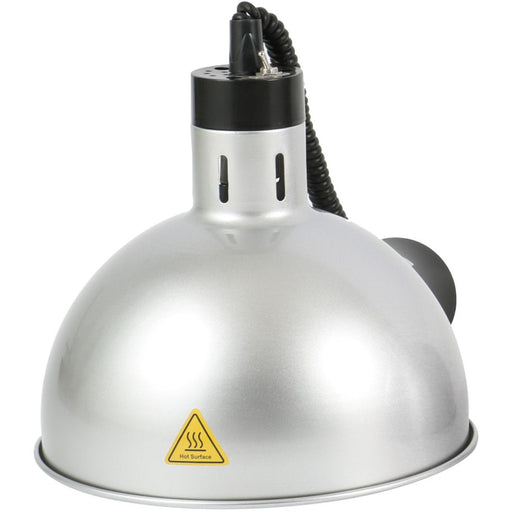 Rise & Fall Dome Heat Lamp Silver |  A65121505 Makfry