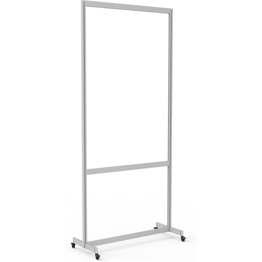 Freestanding Mobile Sneeze Guard/Plastic Divider Screen 889x1905mm Clear |  AC80002 Makfry