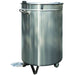 Professional Waste bin Stainless steel Wheels Pedal 80 litres |  VAD5904 Makfry