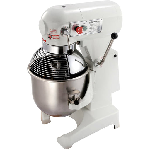 Professional Planetary Mixer 10 Litres 2 Speeds White | Adm10 White Makfry