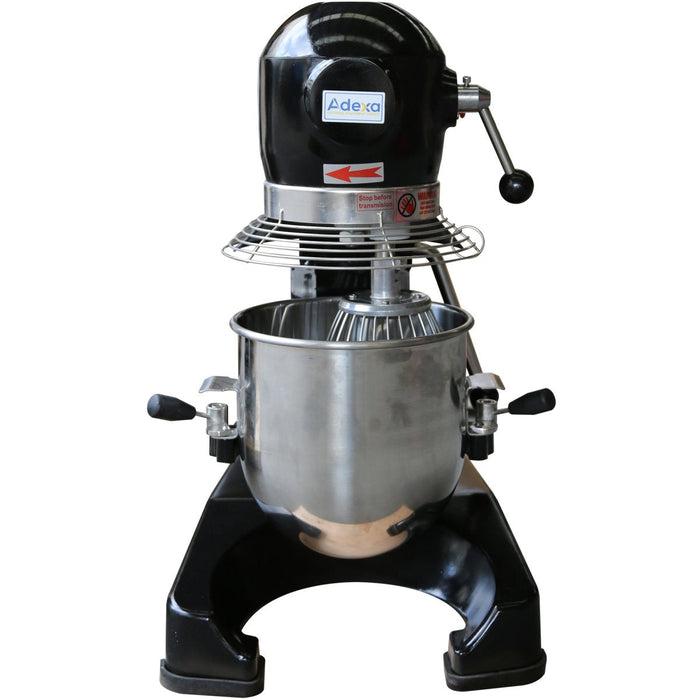 Professional Planetary Mixer 10 Litres 2 Speeds Black | Adm10 Black Makfry