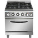 B Grade Professional Gas Range 4 Burners 30k W Electric Oven 5.8k W 700mm Depth | Adx705 A B Grade Makfry