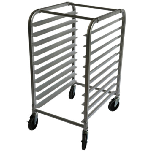 Rack/Tray/Pan Trolley Aluminium for 660x460mm sheet pan 10 tier |  ALRK10 Makfry