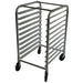 Rack/Tray/Pan Trolley Aluminium for 660x460mm sheet pan 10 tier |  ALRK10 Makfry