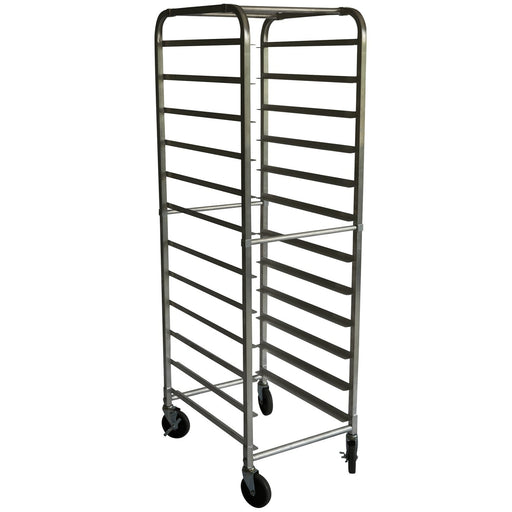 Rack/Tray/Pan Trolley Aluminium for 660x460mm sheet pan 12 tier |  ALRK12 Makfry