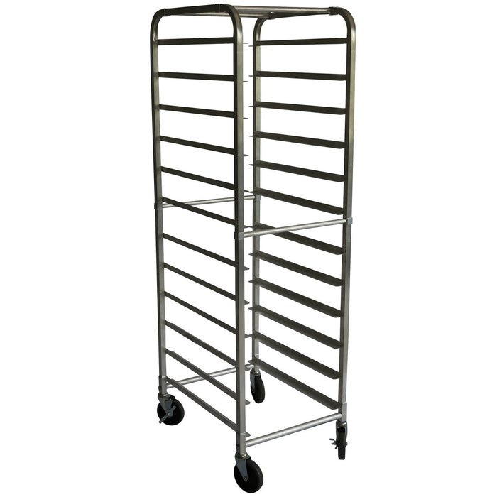 Rack/Tray/Pan Trolley Aluminium for 660x460mm sheet pan 12 tier |  ALRK12 Makfry