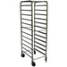 Rack/Tray/Pan Trolley Aluminium for 660x460mm sheet pan 12 tier |  ALRK12 Makfry