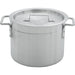 Professional Stock Pot with Lid Aluminium 94 litres |  ALSTP100 Makfry