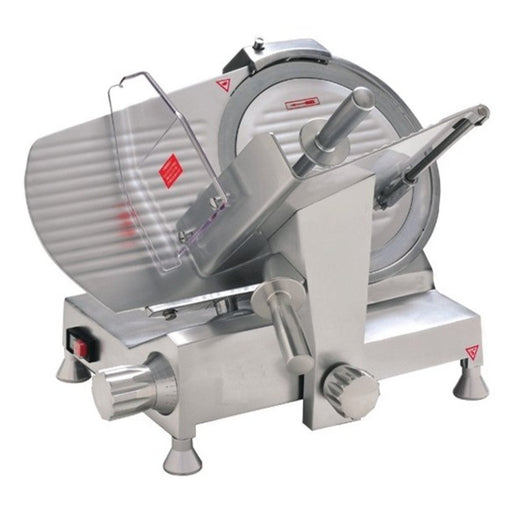 Premium Commercial Meat Slicer 10''/250mm Anodized Aluminium | Hbs250 L Makfry