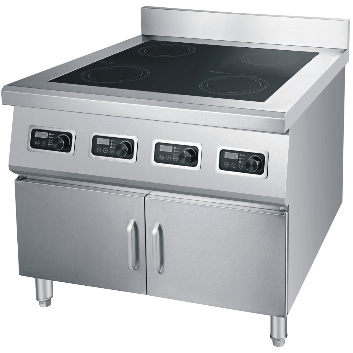Professional Free Standing Induction Hob With Cabinet 4x3.5k W | Amtcd ...