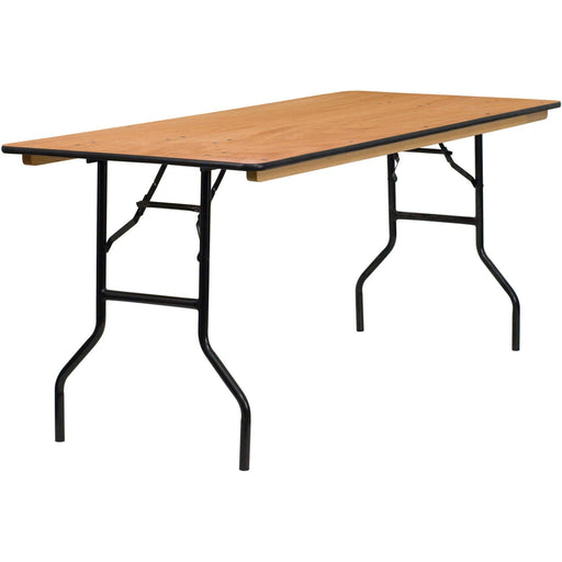 Folding Banquet Catering Table 6ft Plywood 1830x760x760mm |  AX220 Makfry