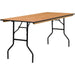 Folding Banquet Catering Table 6ft Plywood 1830x760x760mm |  AX220 Makfry