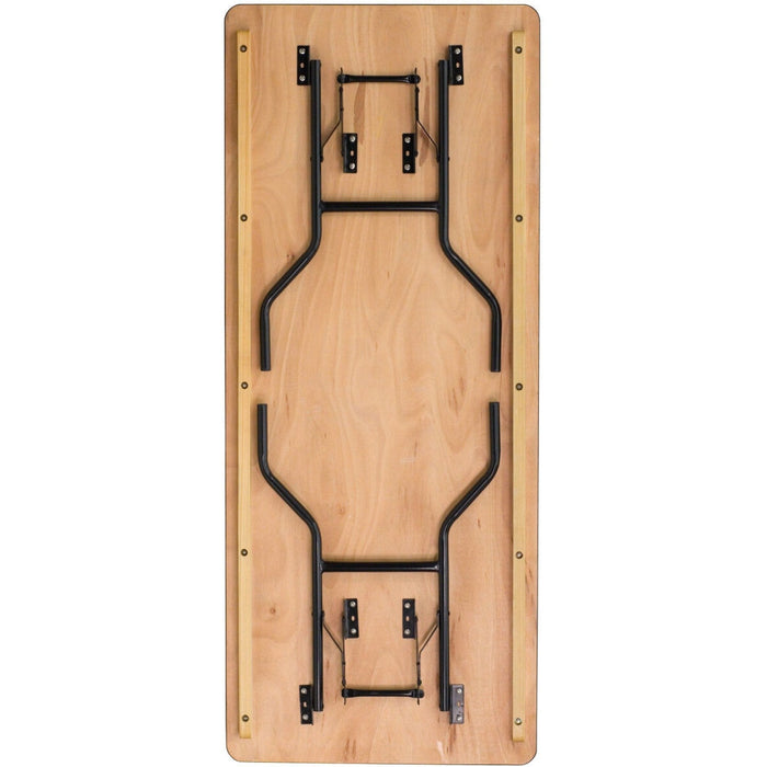 Folding Banquet Catering Table 6ft Plywood 1830x460x760mm |  AX218 Makfry