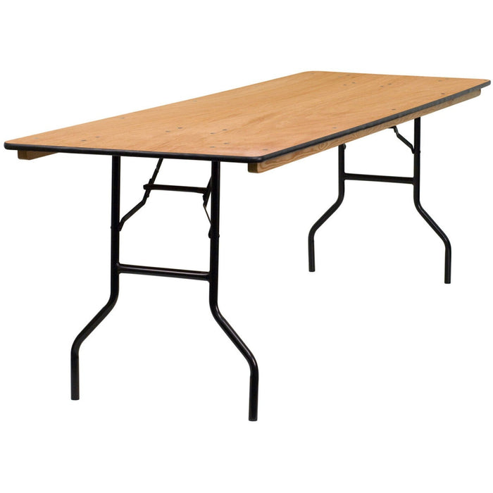 Folding Banquet Catering Table 8ft Plywood 2430x760x760mm |  AX222 Makfry