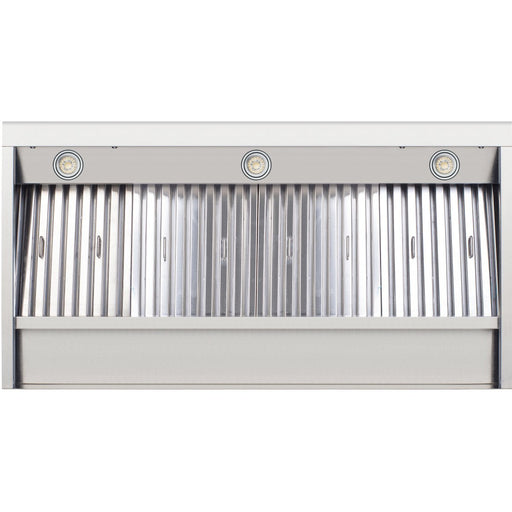 Commercial Extraction Canopy With Filter, Range Hood, Fan, Lights &Amp; Speed Control 1200mm | Ap238 Ps8348 Makfry