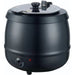 Commercial Soup kettle Black 10 litres |  ASK10L Makfry