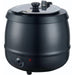 B GRADE Commercial Soup kettle Black 10 litres |  ASK10L B GRADE Makfry