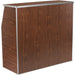 Portable Foldable Bar Walnut Laminate | Ax204 Makfry