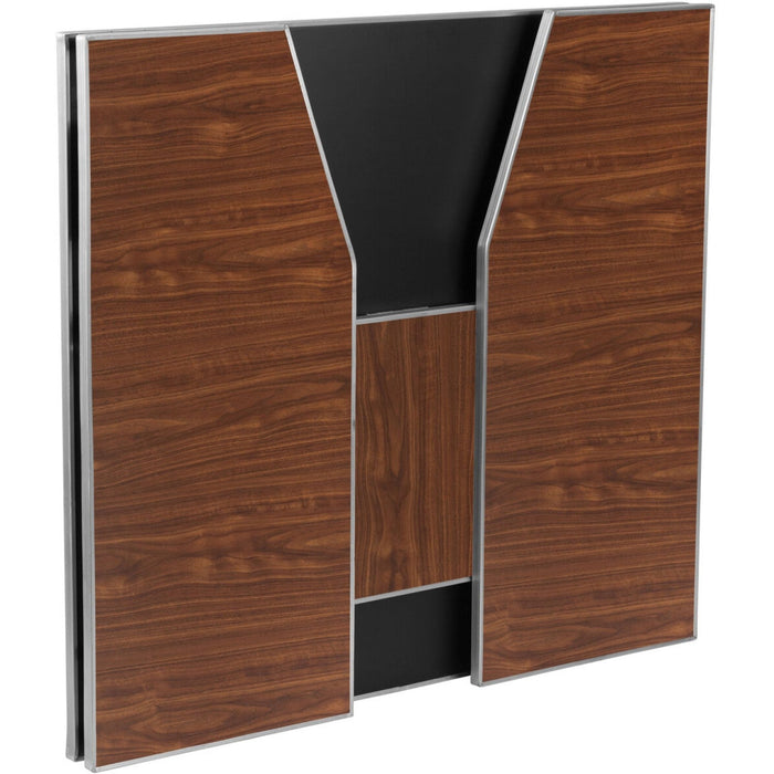 Portable Foldable Bar Walnut Laminate | Ax204 Makfry