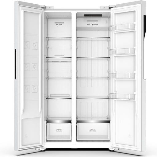 Commercial Double Fridge &Amp; Freezer Combination Upright Cabinet 410 Litres Stainless Steel | Ax438 Sbs Makfry