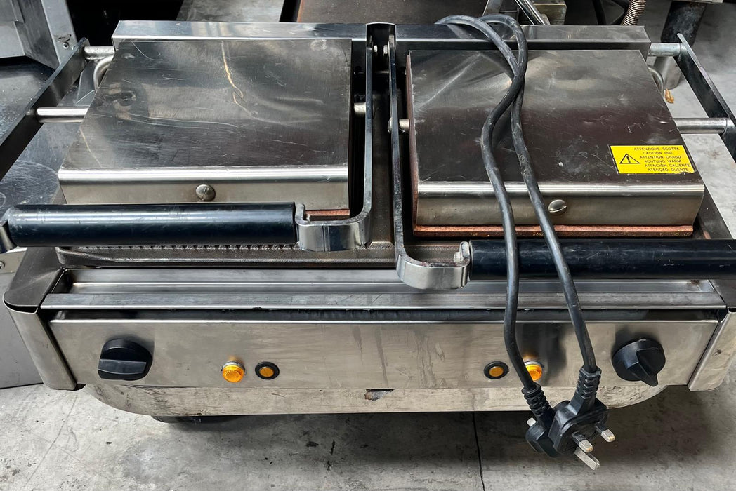 Commercial Electric Double Sided Twin Contact Grill Panini Maker-Refurbished Canmac Refurbished