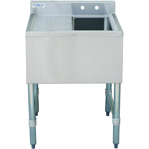 Commercial Bar Sink 1 Bowl Right 643x477x838mm | Bar1 B24 L Makfry