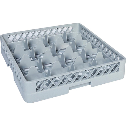 Cups/Glass rack 16 compartments 500x500x100mm |  BB16 Makfry