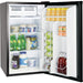 B GRADE Undercounter Refrigerator 91 Litre Reversible Door Black |  BC90 B GRADE Makfry