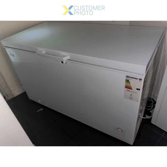 Commercial Chest freezer Solid white lid 397 litres |  BD400