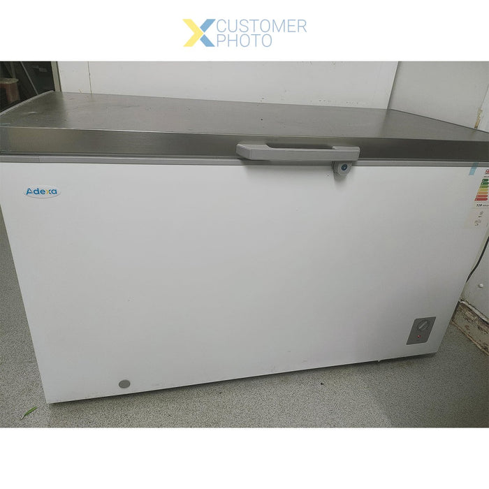 Commercial Chest freezer 397 litres Solid Stainless steel lid |  BD400SS