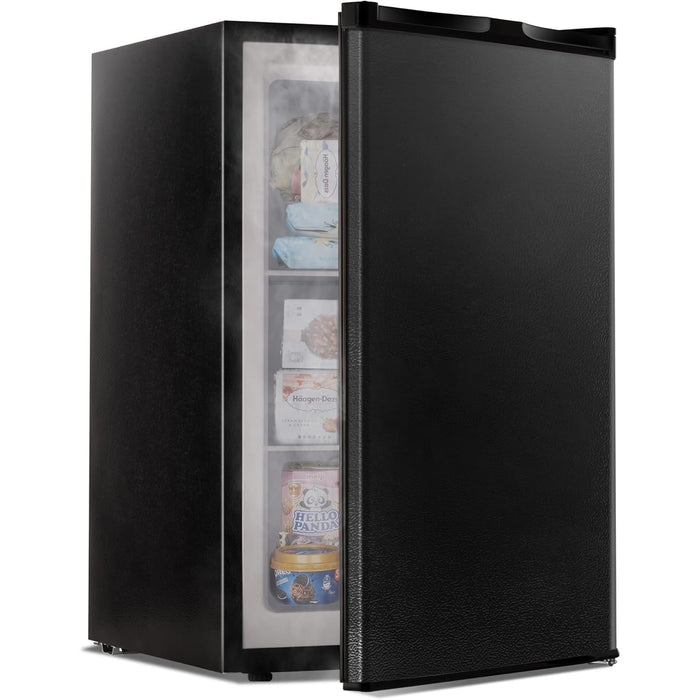 84lt Compact Undercounter Freezer Single Door Black |  Bd88