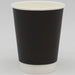 500pcs Compostable Coffee Cups Double wall 12oz/355ml Black |  BDW12OZ Makfry