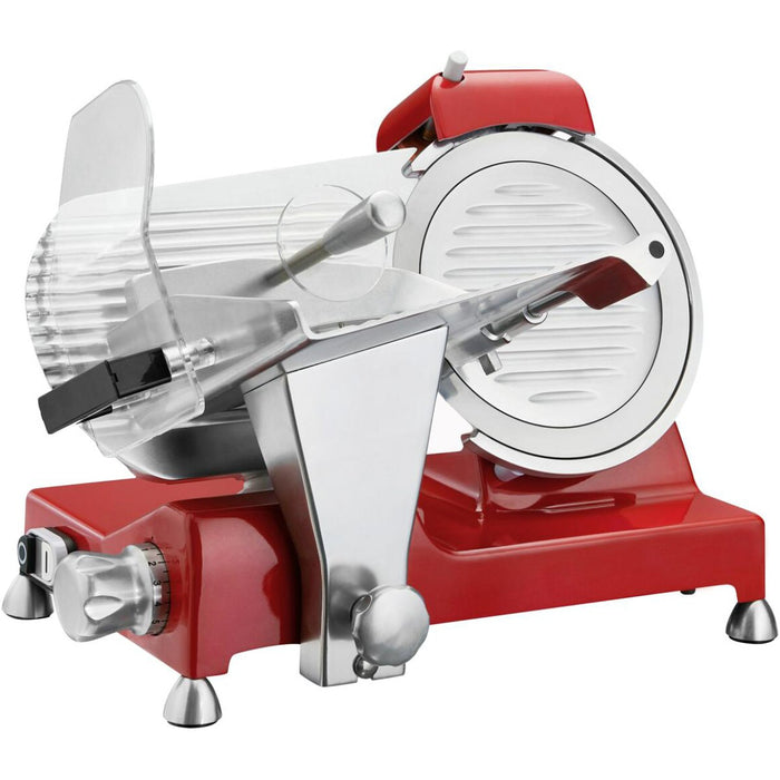 Commercial Meat slicer 10''/250mm Aluminium Coated Red |  BF250ROUGE