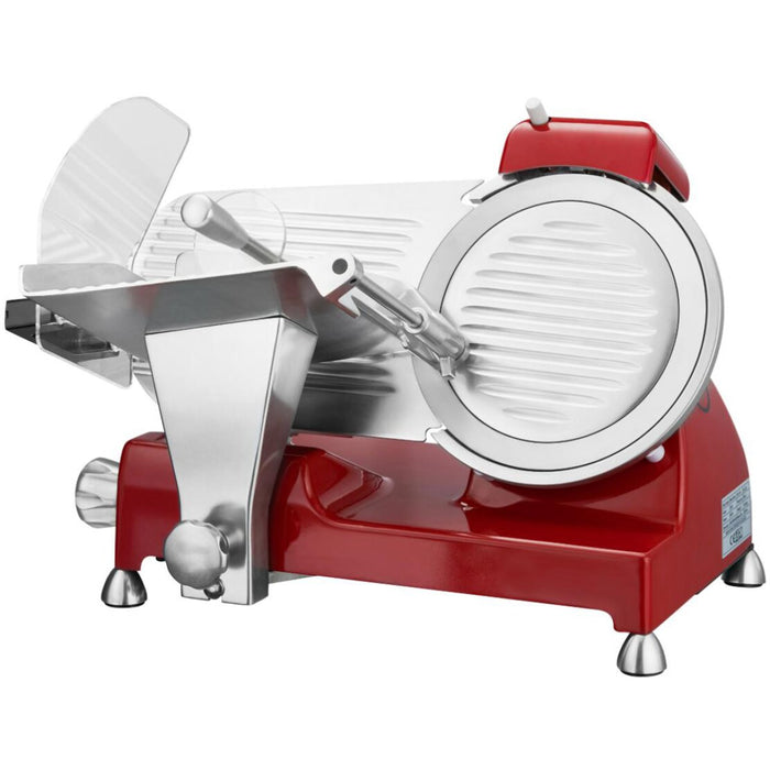 Commercial Meat slicer 10''/250mm Aluminium Coated Red |  BF250ROUGE