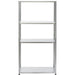 Commercial Galvanised Heavy Duty Shelving Unit 4 Shelves 150kg Loading Capacity 750x300x1500mm |  BG30 Makfry