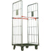 Commercial 2-Sided Roll Cage Trolley Zinc-Plated Steel 300kg Capacity 800x800x1800mm |  BHK109 Makfry