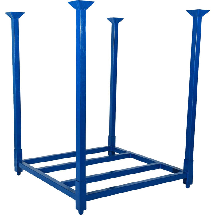 Commercial Heavy Duty Tyre Rack Stackable Powder Coated Steel 1200x1200x1200mm |  BHK113 Makfry