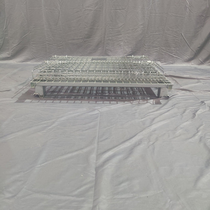 Commercial Heavy Duty Wire Mesh Stillage Collapsible &Amp; Stackable Zinc Plated Steel 500kg Capacity 1200x1000x890mm | Bhk34 Makfry
