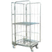Commercial 3 Sided Roll Cage Trolley Foldable Zinc Plated Steel 500kg Capacity 830x725x1720mm | Bhk93 Makfry